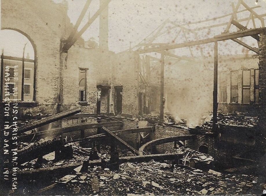 Looking Back: First Christian Church fire